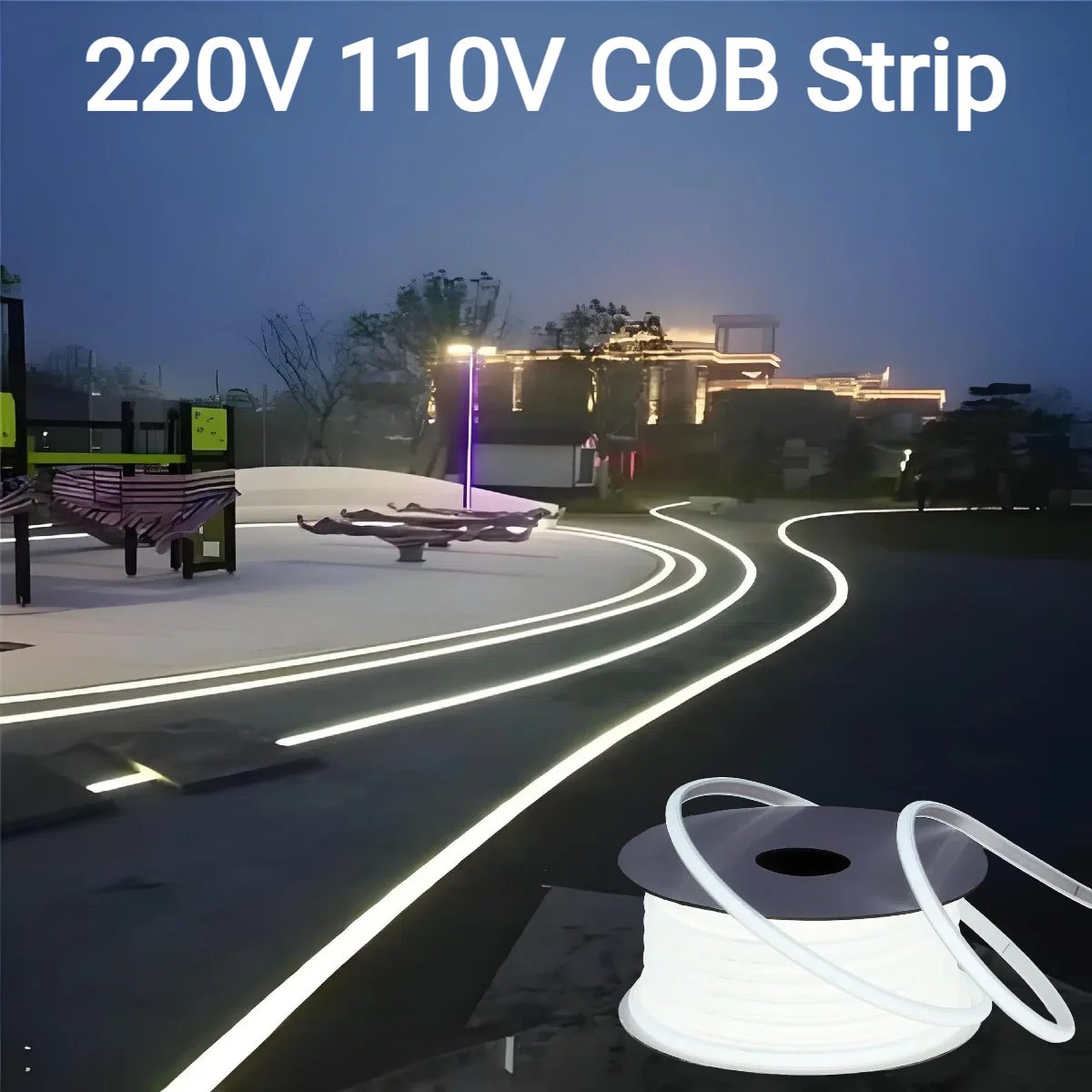 Outdoor Lighting Gazebo - 220V 110V Reines Silikon Gel COB
