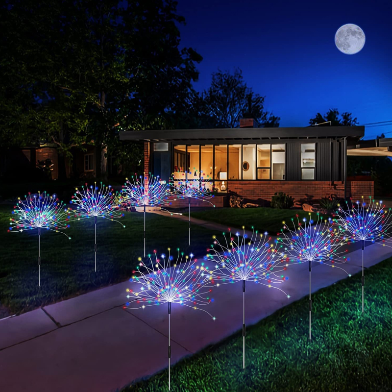 Outdoor Lighting In Ground - Solar Feuerwerk Lichter Im Freien Wasserdichte