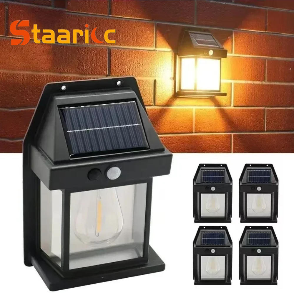 Xl Outdoor Lighting - Solare Außenwandleuchte mit Bewegungssensor IP65 Wasserdichte