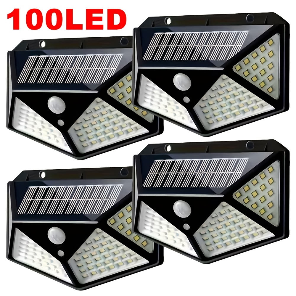 Outdoor Lighting Lamps - 100 LED Solar-Gartenleuchte für Außenbereich mit