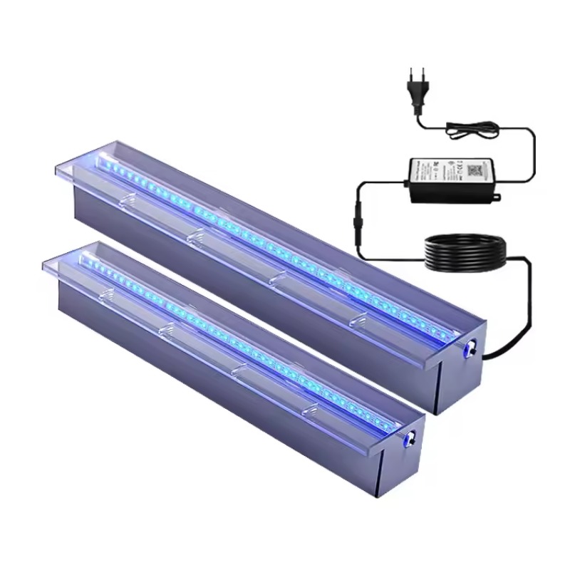 Pond Light Submersible - Acryl Sheer Abstieg Wasserfall Wand Brunnen