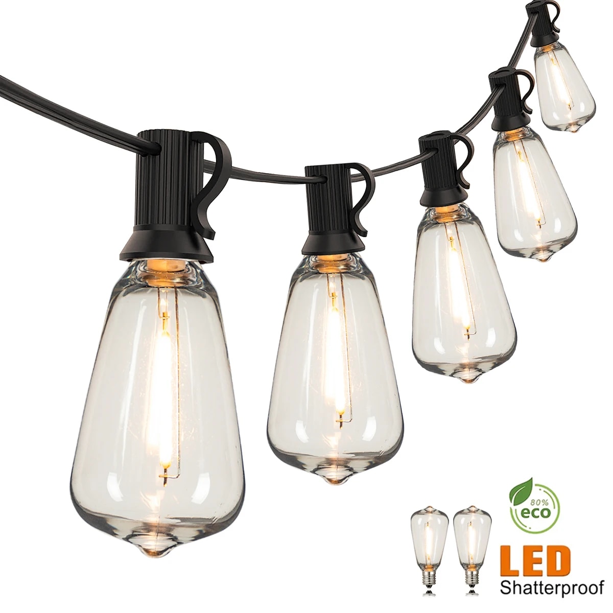 Outdoor Lighting Gazebo - 110V US-Stecker ST38 Lichterkette für Außenbereich,