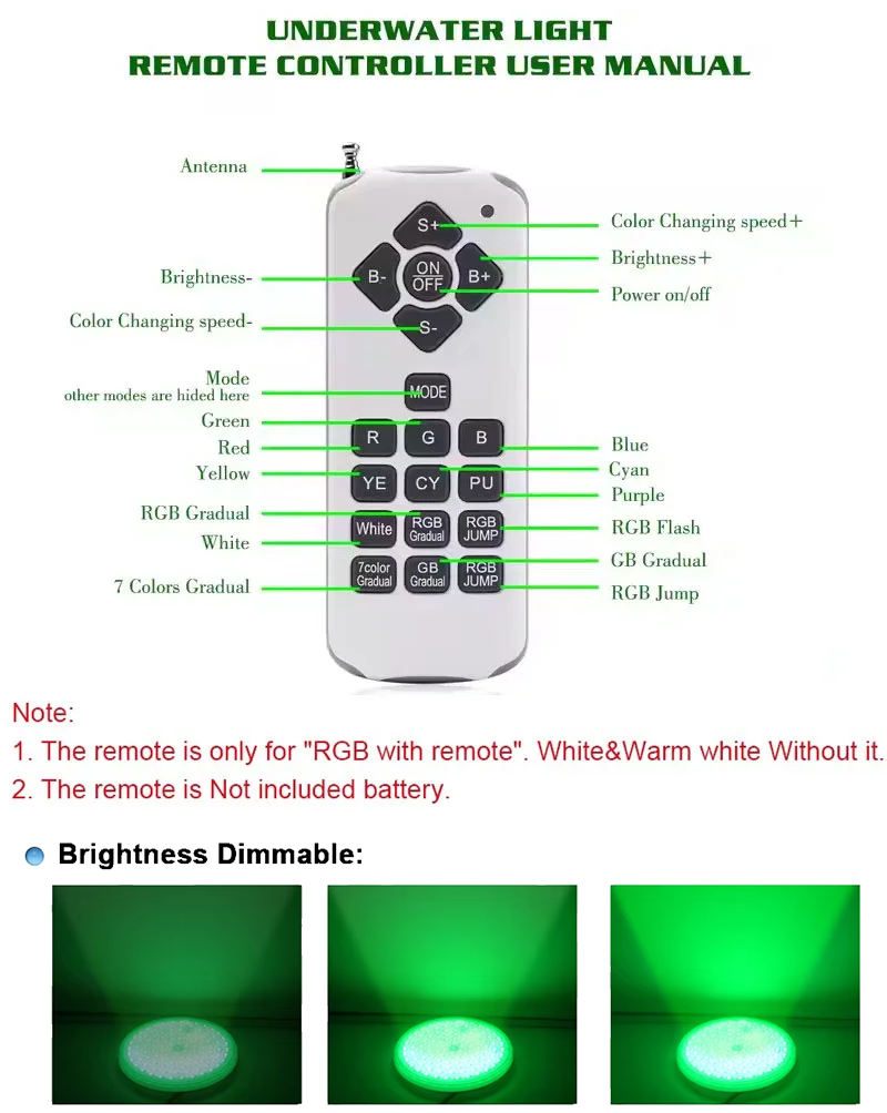 LED-Unterwasserbeleuchtung, RG – Pond Light Submersible Bewertung und Preis