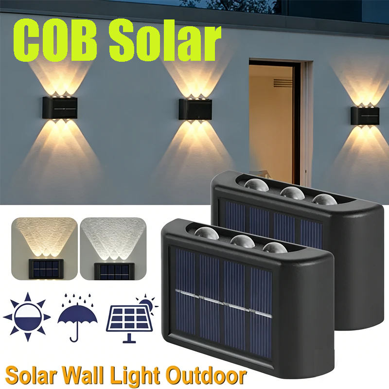 COB Solar-Wandleuchte für Auße – Outdoor Lighting Lamps Bewertung und Preis
