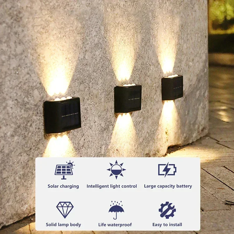 COB Solar-Wandleuchte für Auße – Outdoor Lighting Lamps Bewertung und Preis