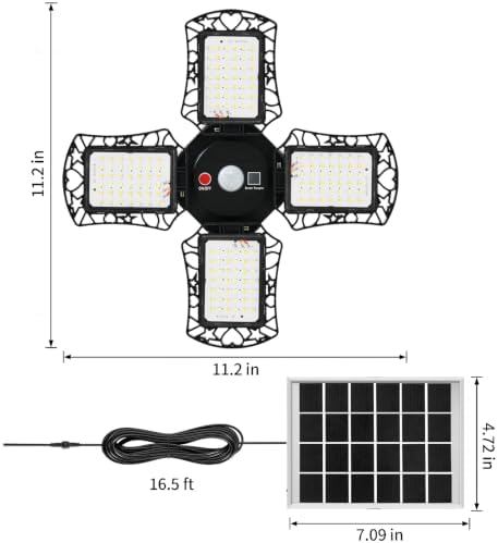 6x4FT Outdoor-Lagerschuppen &  – Outdoor Lighting Solar Bewertung und Preis