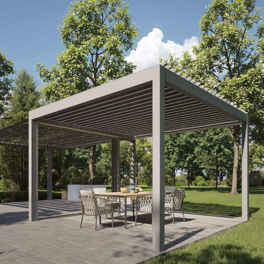 Rostfreier, robuster Gartenpav – Outdoor Lighting Gazebo Bewertung und Preis