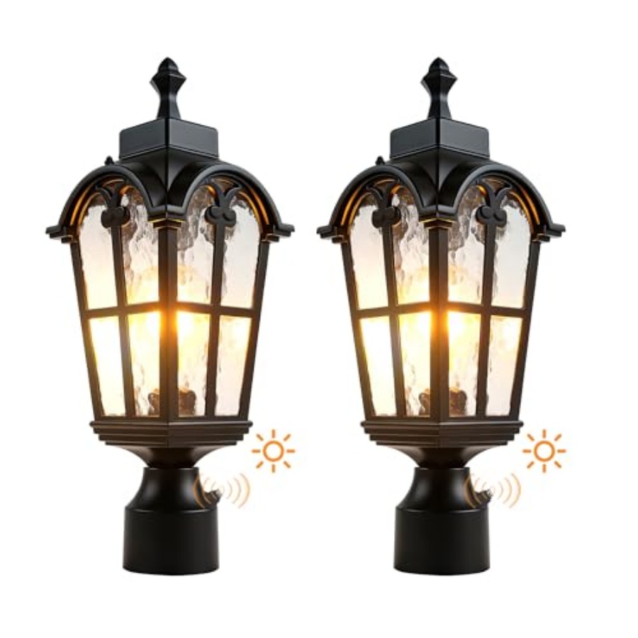 Sensor-Außenpfostenleuchten, w – Outdoor Lighting Lamps Bewertung und Preis
