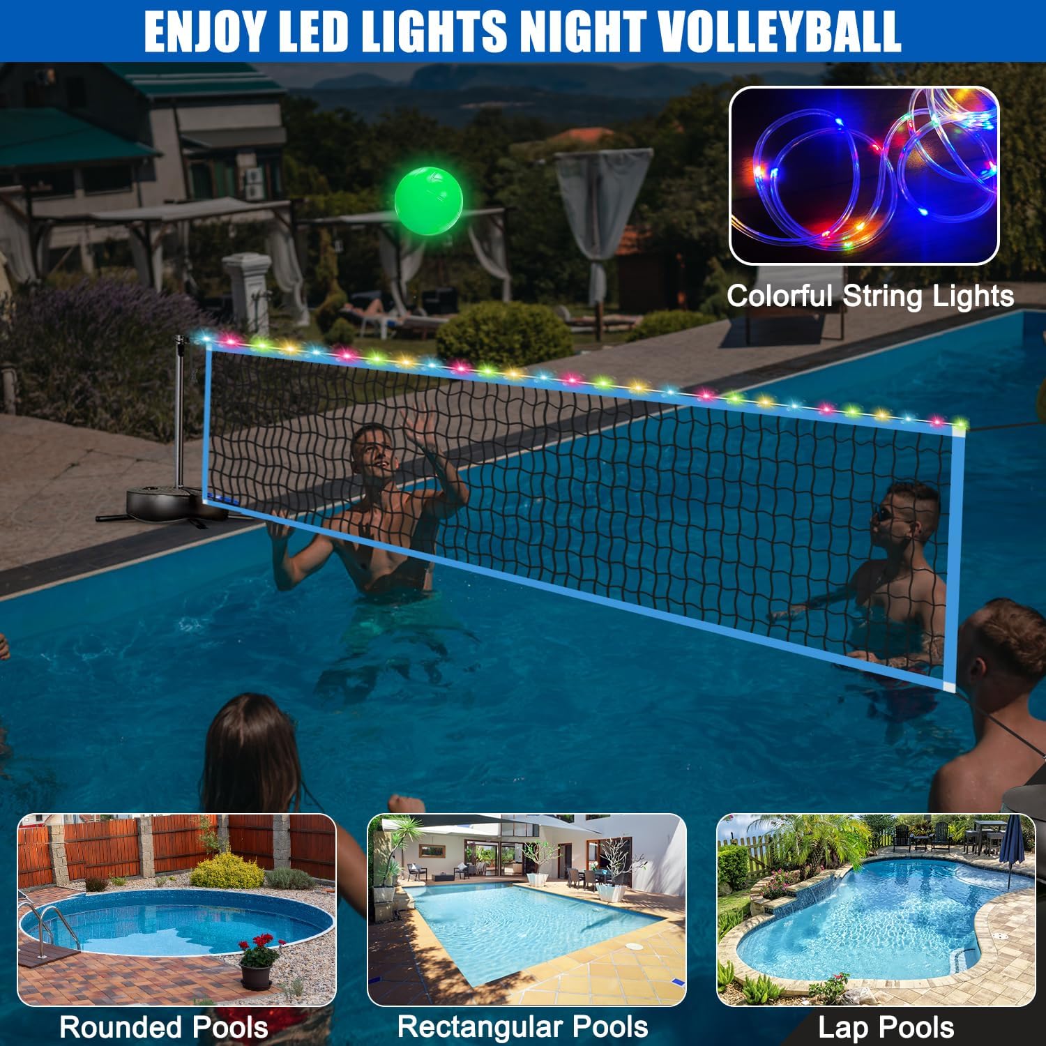 Tragbares Outdoor-LED-Volleyba – Outdoor Lighting In Ground Bewertung und Preis