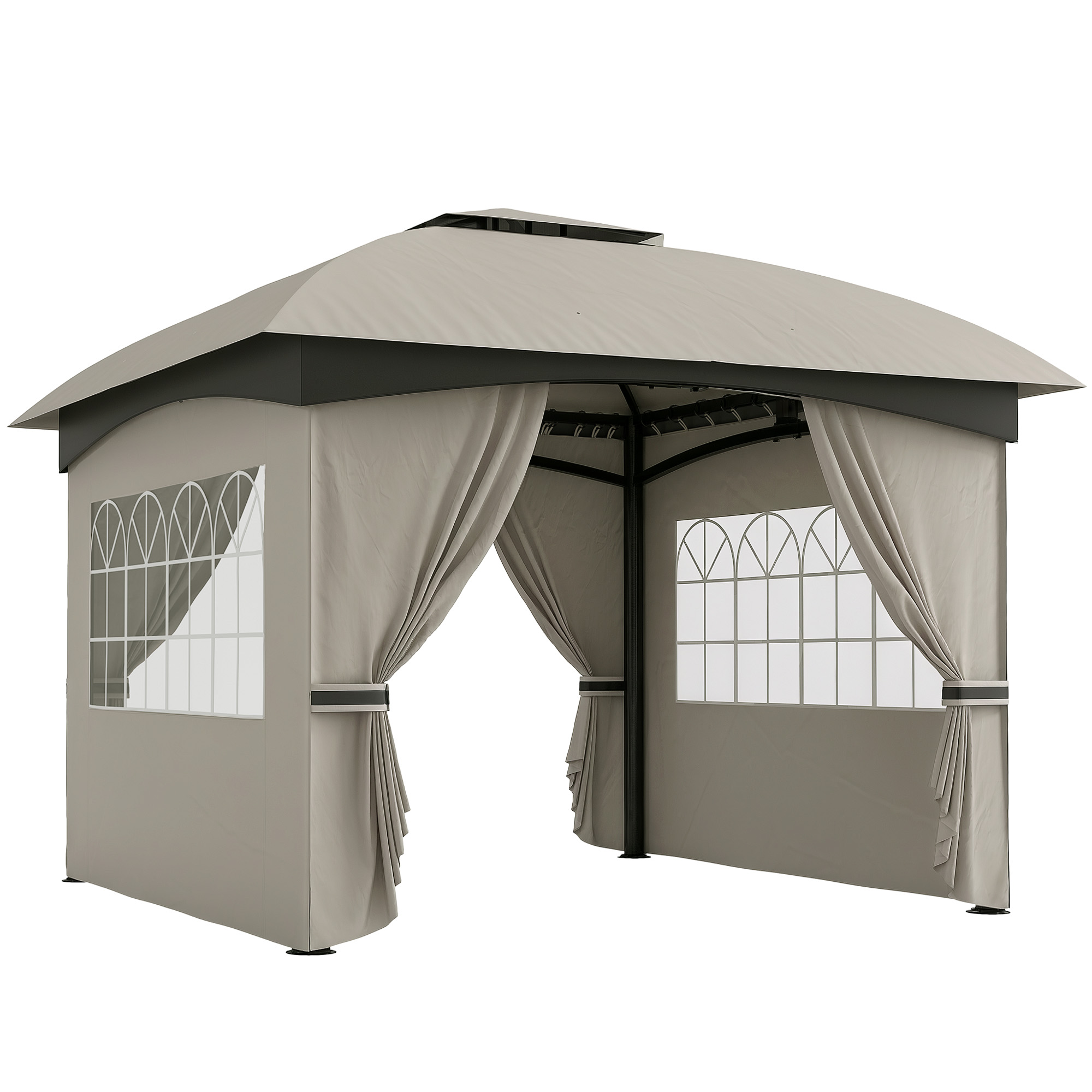 3,35 m x 3,35 m großer Gartenp – Outdoor Lighting Gazebo Bewertung und Preis