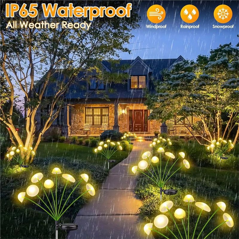 AB42-Solar-Pilz-Quallen-Pfahll – Outdoor Lighting Jellyfish Bewertung und Preis