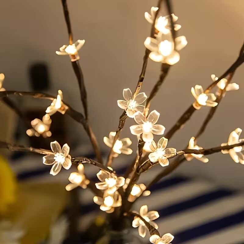 1/2 Stück 20LED Kirschblütenba – Outdoor Lighting Lamps Bewertung und Preis