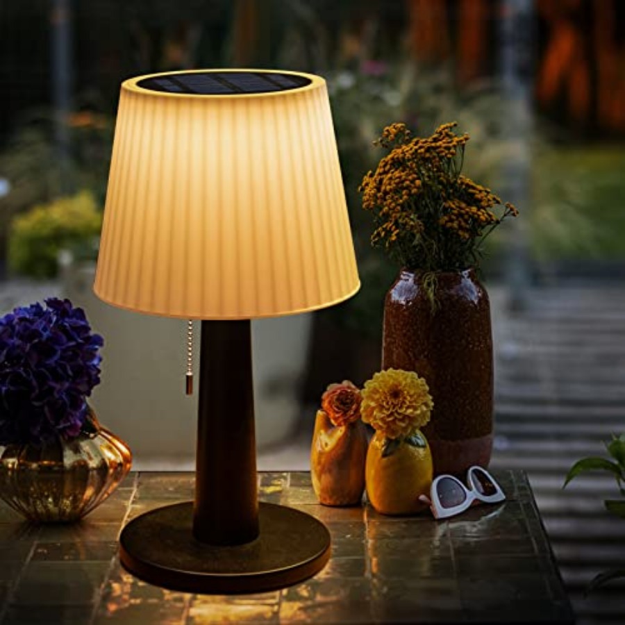 Solar-Tischlampen für draußen  – Outdoor Lighting Lamps Bewertung und Preis