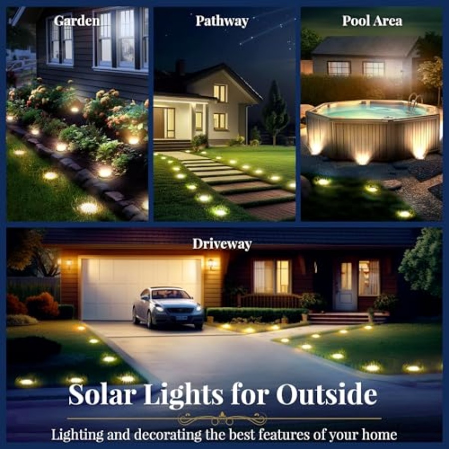 Solar-Bodenleuchten, Solar-Auß – Outdoor Lighting In Ground Bewertung und Preis