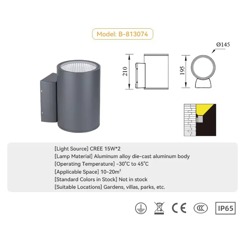 Original Großhandel Grenzmauer – Outdoor Lighting Lamps Bewertung und Preis
